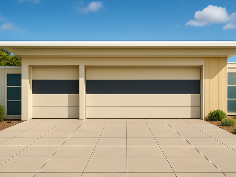 modern garage door style