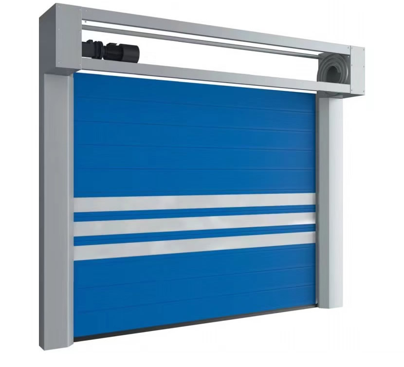 Aluminum alloy high speed spiral door